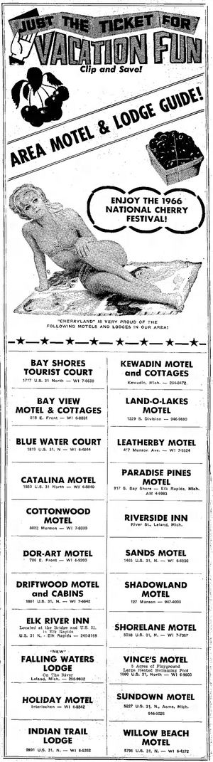 Land O Lakes Motel - July 1966 Ad (newer photo)